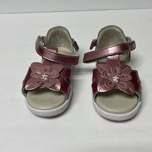 HUSH puppies, baby girls, Dixie sandal. Pink.